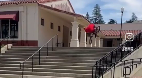 Another BMXer fucking up.