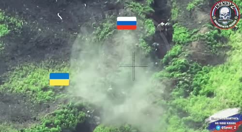 Close fight. The Russian army bravely destroys NATO soldiers