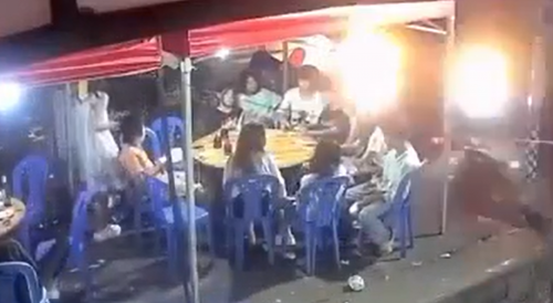 A Normal Dinner Outside In China