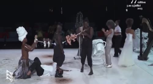 Insane Festival In France Included A Performance Where Faux Dead Babies Were Skured On Swords