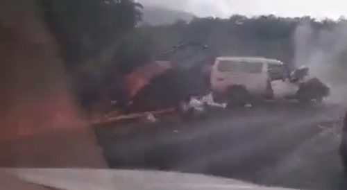 Man Enjoying Accident Aftermath Gets Killed By Truck In Nicaragua