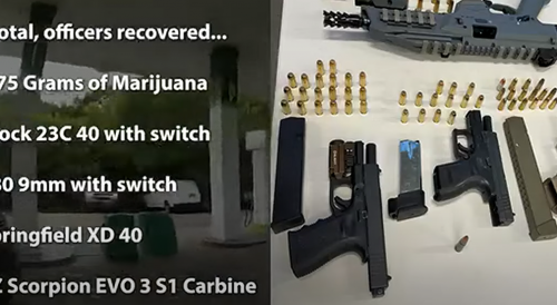 Atlanta police find automatic weapons, marijuana in car search