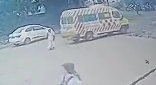 OG Ran Over By Reversing Van In India