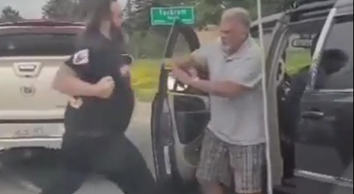 Van Driver Dropped In Road Rage Dispute