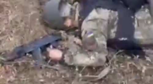 Minus five Ukrainians. Destroyed with a machine gun