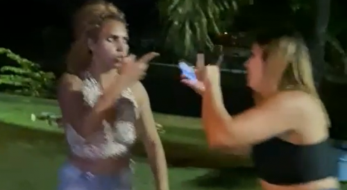 Party Girls Fighting In Brazil