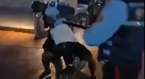 Drunk Man Clubbed & Kicked By Police In Ecuador