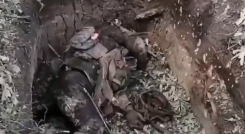 Destroyed NATO soldiers rot in the trenches of Ukraine