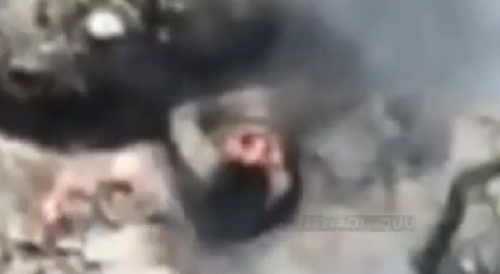 Drone Drops Grenade Directly on Soldier's Head