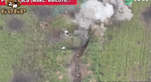 Kamikaze drone flew into a trench with Ukrainians