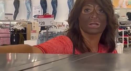 Black-Face Karen Goes Postal at Target