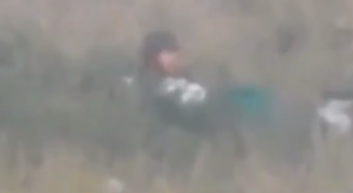 Ukrainian Soldier Takes Bullet to the Head