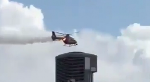 Florida: Fire Rescue Helicopter Crashes Into Apartment Complex