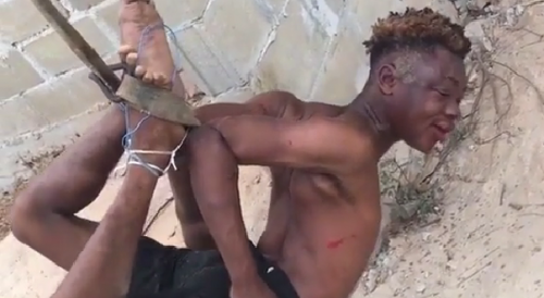 Thief Caught, Tortured in Angola