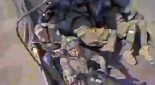 Truck Full of Soldiers Hit By Drone Explosive