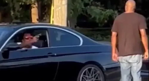 Road Rager Pulls Gun, Guy Doesn't Give a Fuck