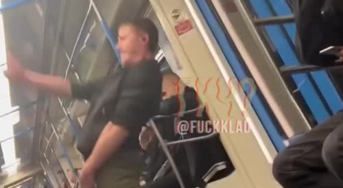Schizophrenic Man Goes Insane On Public Transport
