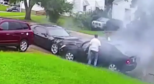 Missouri Man Crashes Into Parked Dodge Challenger And Flees