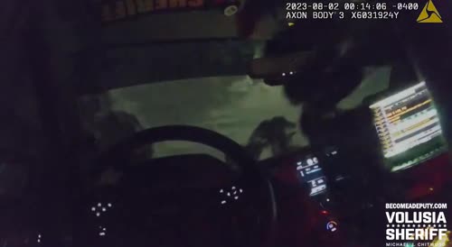 K9  Finds Driver After he Flees When he Almost hit a K-9 Deputy's Vehicle