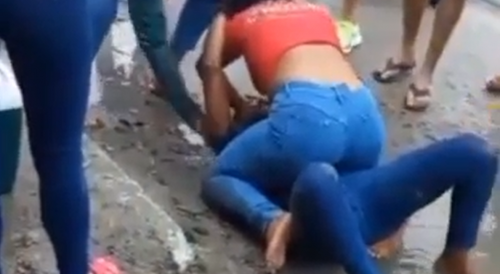 Girls Getting Active Near Pernambuco Jail