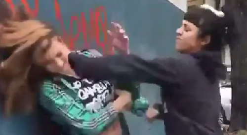 Female Bully Goes on The Attack in Argentina