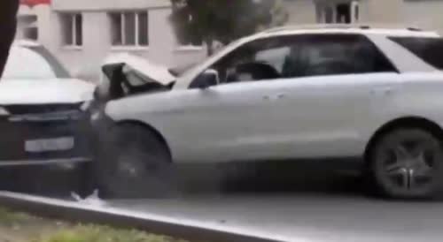 Intoxicated Mercedes Driver Goes On Rampage After An Argument With Wife