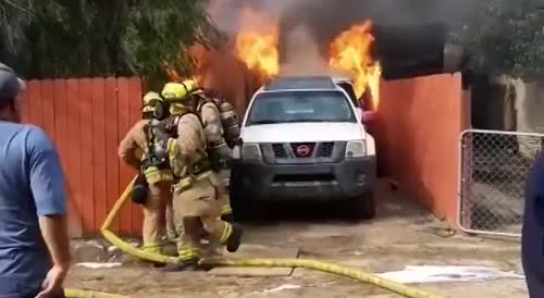 Man Storms His Burning Home For Dog