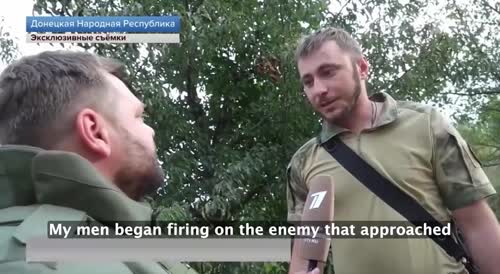 Footage from the frontlines in Ukraine
