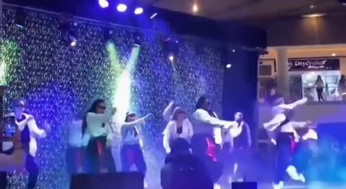 Stage collapses on dancers