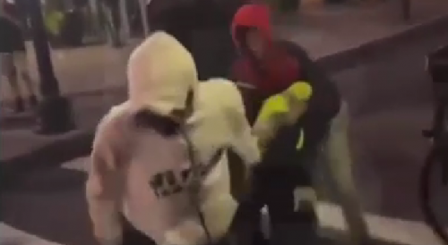 Boston cops attacked while trying to break up a large fight at AMC Boston