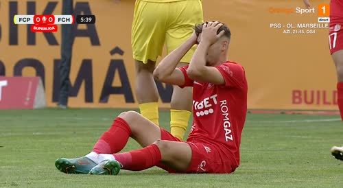 Romanian football player injury