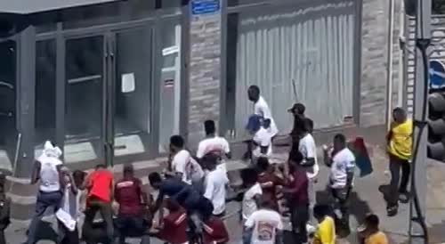 african immigrants rioting in ISREAEL