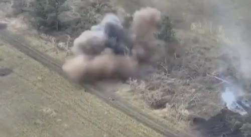 Group of invaders get hit with cluster munition and FPV pigeon