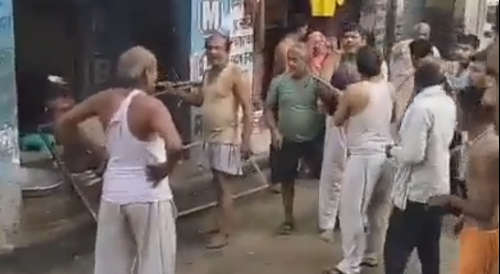 Mass Fight Over A Milk Breaks Out In Indian Village