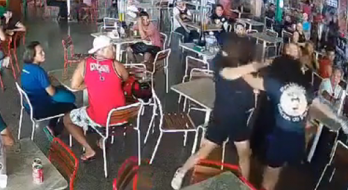 Brazilian Waitresses Brawl Over A Customer