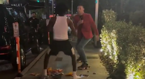 Man Selling Chocolates Gets Into A Fight With Restaurant Visitor In Florida