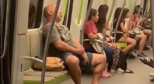 Cock Out In The Subway, Dude Don't Care