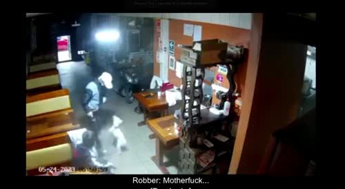 Thug shot while trying to rob a family owned business(repost)