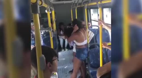 Fightr on Rio de Janeiro bus