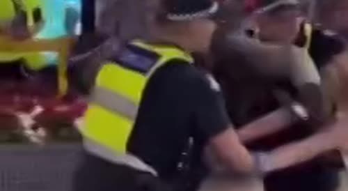 Crazy Bitch Kicks Cop in The Nuts