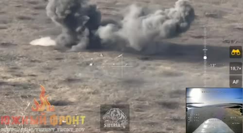 Footage of the destruction of a group of AFU fighters by artillery fire of the Southern Military District and FPV drone strikes