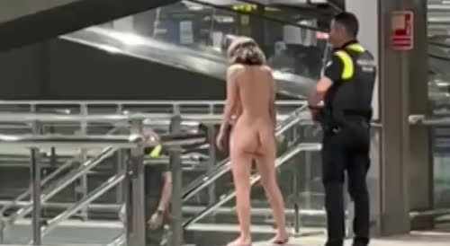 Completely Naked Woman Found Wandering Airport