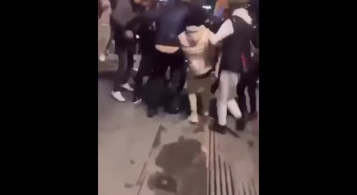 A Group Of African Migrants Brutally Assault A Man