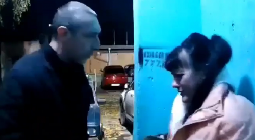 Drunk Moron Punches Wife In The Face