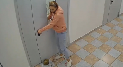 Drunk Girl Nearly Bleeds Out Trying To Break Through Door