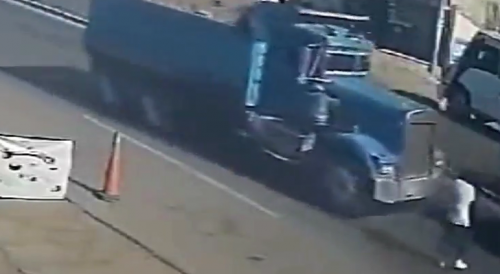 Mexican Man Throws Himself Under Dump Truck