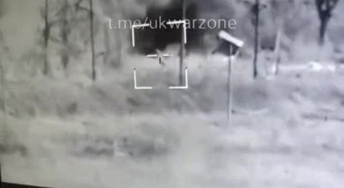 Group of invaders obliterated by Stugna anti tank missile