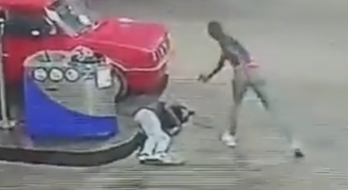 South African Gangster Shot In The Head At The Gas Station