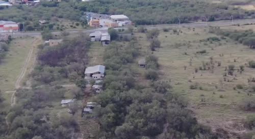 Drone films hitmen fleeing the Mexican Army