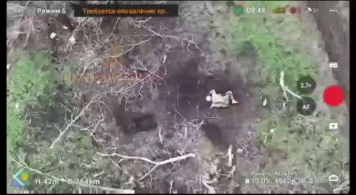 The Ukrainian soldier danced well after the explosion